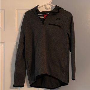 Half zip, hooded Nike jacket